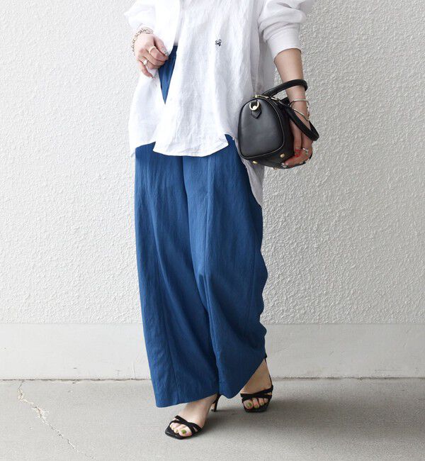 SHIPS any「《予約》SHIPS any:〈洗濯機可能〉ツイル センター シーム ワイド イージー パンツ」|その他|