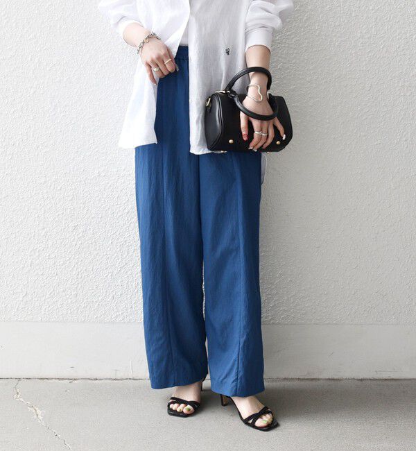 SHIPS any「《予約》SHIPS any:〈洗濯機可能〉ツイル センター シーム ワイド イージー パンツ」|その他|