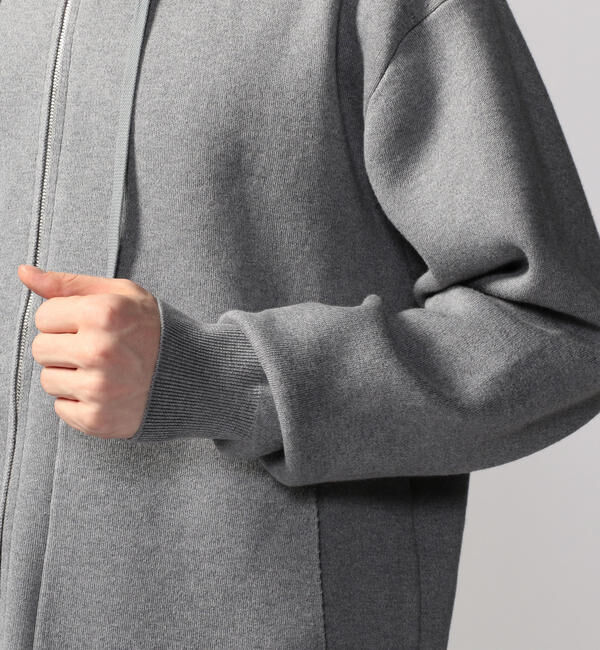 CABaN「CABaN コットンカシミヤ ジップパーカ」|ニット・セーター|