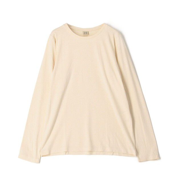 TOMORROWLAND BUYING WEAR「BASERANGE SILK LONG SLEEVE TOP」|Tシャツ・カットソー|41 ライトベージュ