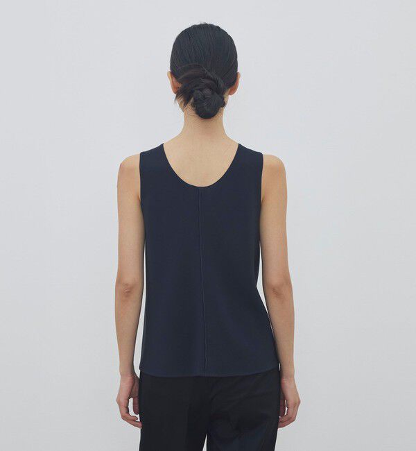 DES PRES「ライトダブルクロス ノースリーブトップス」|シャツ・ブラウス|