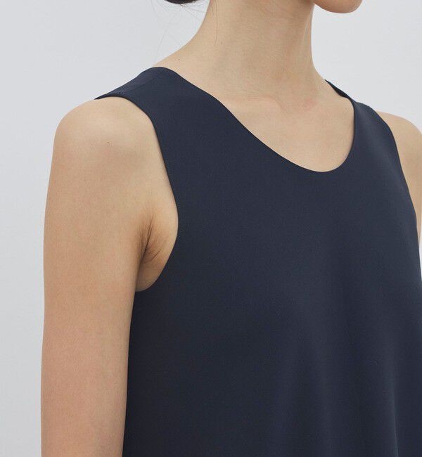 DES PRES「ライトダブルクロス ノースリーブトップス」|シャツ・ブラウス|