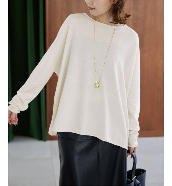 SLOBE IENA「《追加》コットンヤクニットプルオーバー」|ニット・セーター|