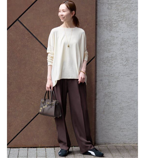 SLOBE IENA「《追加》コットンヤクニットプルオーバー」|ニット・セーター|