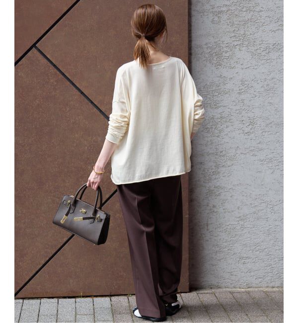 SLOBE IENA「《追加》コットンヤクニットプルオーバー」|ニット・セーター|