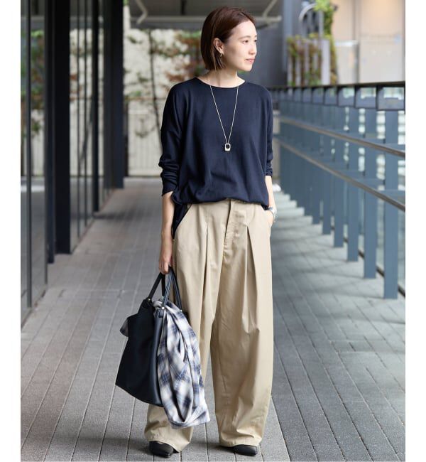 SLOBE IENA「《追加》コットンヤクニットプルオーバー」|ニット・セーター|