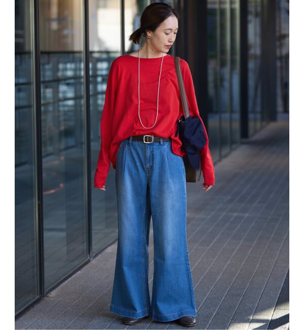 SLOBE IENA「《追加》コットンヤクニットプルオーバー」|ニット・セーター|