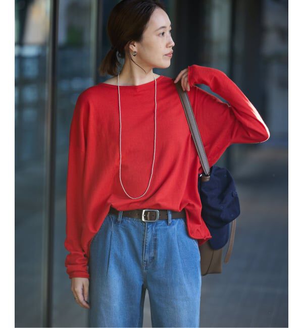 SLOBE IENA「《追加》コットンヤクニットプルオーバー」|ニット・セーター|