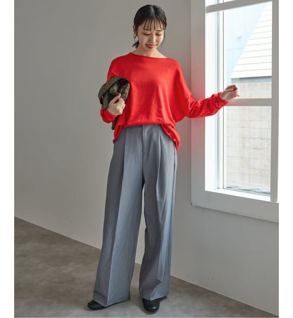 SLOBE IENA「《追加》コットンヤクニットプルオーバー」|ニット・セーター|