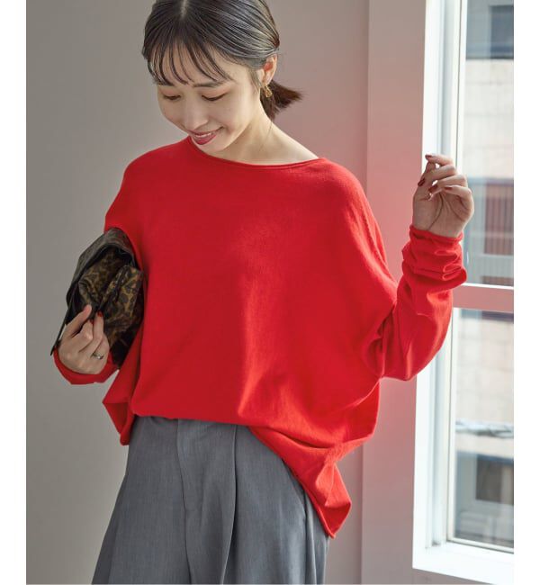 SLOBE IENA「《追加》コットンヤクニットプルオーバー」|ニット・セーター|