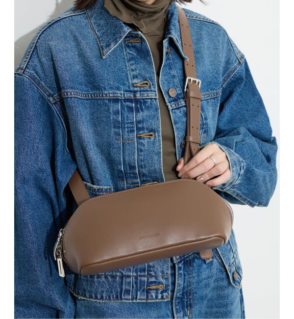 SLOBE IENA「ADD CULUMN/アドカラム FIGRE BODYBAG A25W02B399 ボディーバッグ」|ショルダー・メッセンジャー|