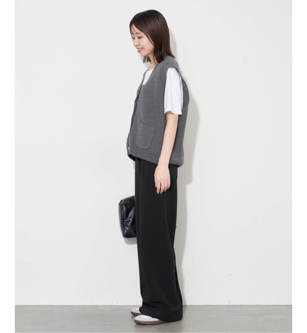 SLOBE IENA「パールニットベスト」|ベスト・ジレ|