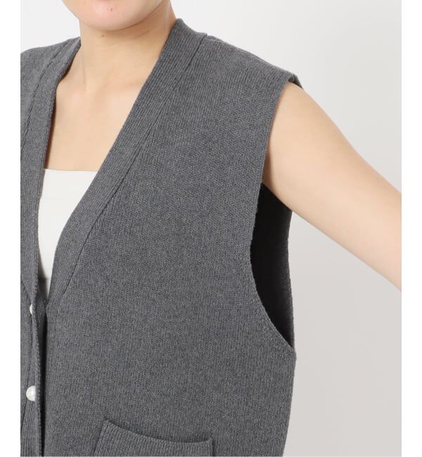 SLOBE IENA「パールニットベスト」|ベスト・ジレ|