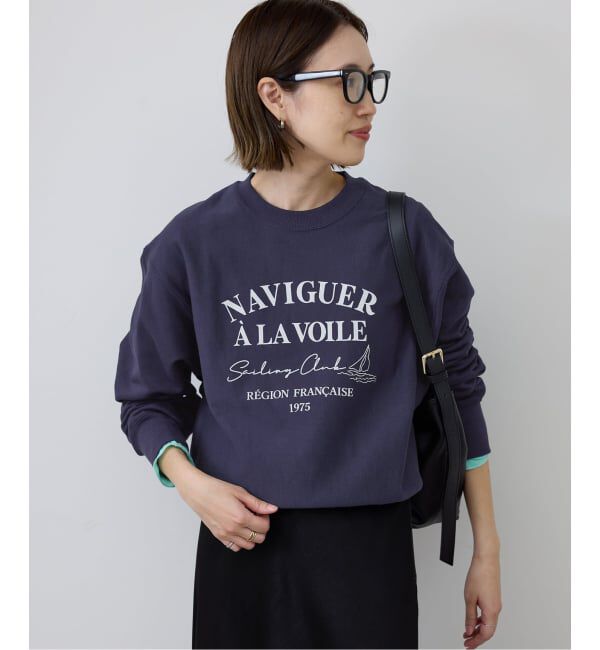 SLOBE IENA「《セットアップ対応可》Clubロゴスウェット」|スウェット・ジャージ|