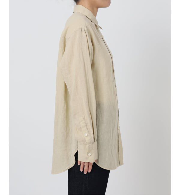 SLOBE IENA「《追加予約》リネンコットンレギュラーシャツ」|シャツ・ブラウス|