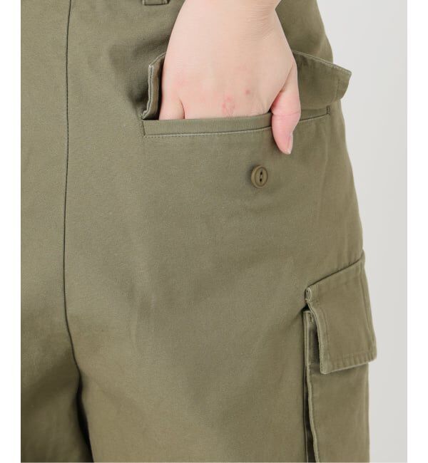 SLOBE IENA「バックサテンミリタリーパンツ」|カーゴ|