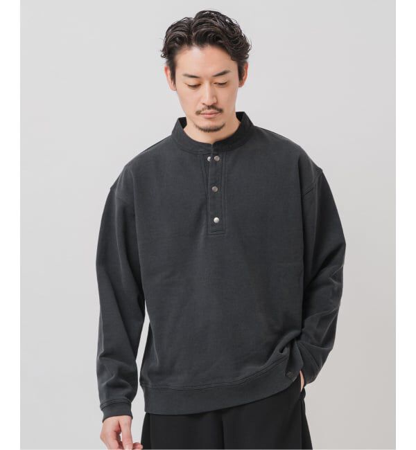 EDIFICE「Ecofade スナップ プルオーバー」|スウェット・ジャージ|