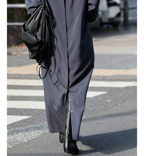 JOURNAL STANDARD「ソモウライクバックスリットシャツワンピース」|ワンピース|