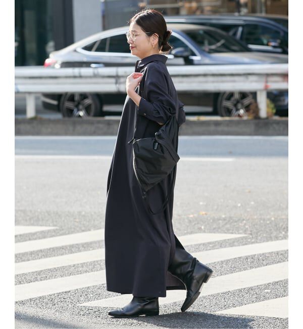 JOURNAL STANDARD「ソモウライクバックスリットシャツワンピース」|ワンピース|