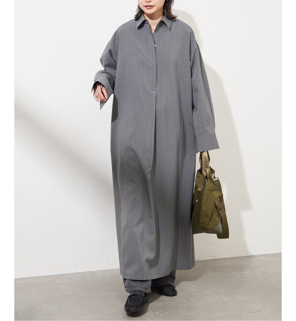 JOURNAL STANDARD「ソモウライクバックスリットシャツワンピース」|ワンピース|