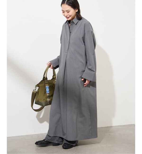 JOURNAL STANDARD「ソモウライクバックスリットシャツワンピース」|ワンピース|