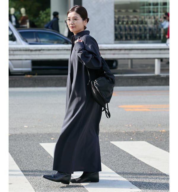 JOURNAL STANDARD「ソモウライクバックスリットシャツワンピース」|ワンピース|