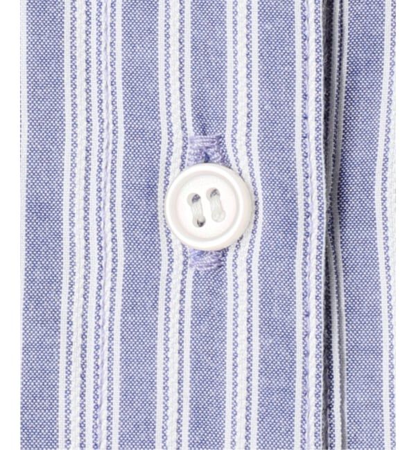 JOURNAL STANDARD relume「《WEB限定追加予約》フリルネックドビーストライプシャツ」|シャツ・ブラウス|