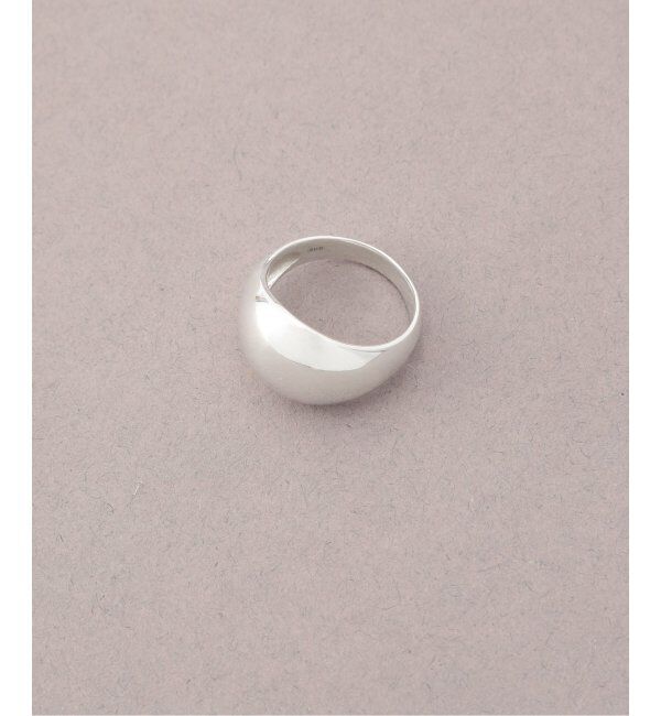 Spick and Span「【SAMH by LILAS】ワイド月甲丸リング SV」|リング|