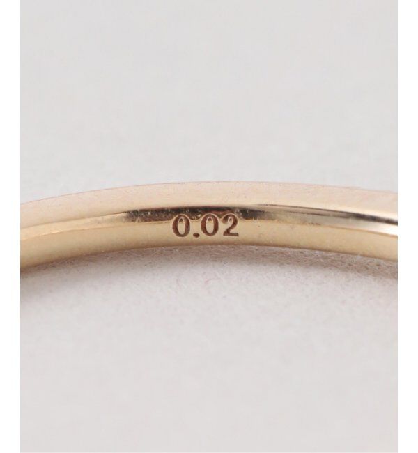 Lilas by Spick&Span「ビーチミルダイヤピンキーリング K10」|リング|