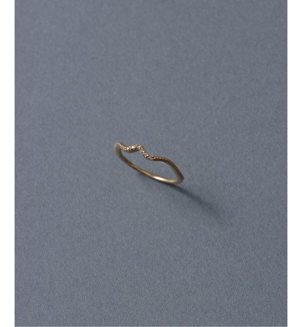 Lilas by Spick&Span「ビーチミルダイヤピンキーリング K10」|リング|