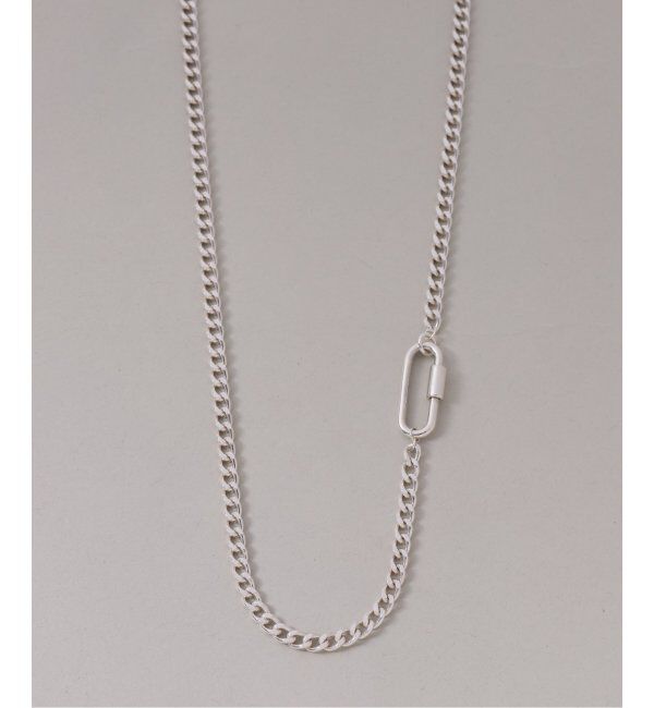 Spick and Span「【SAMH by LILAS】カラビナキヘイチェーンネックレス SV」|ネックレス|