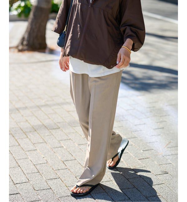 FRAMeWORK「≪追加・洗濯機洗い可能≫ウォッシャブルイージースラックス 2」|スラックス|