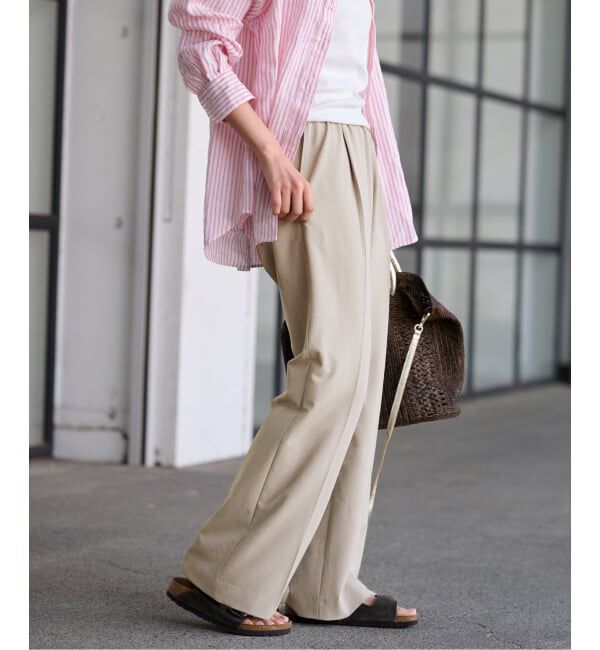 FRAMeWORK「≪追加・洗濯機洗い可能≫ウォッシャブルイージースラックス 2」|スラックス|