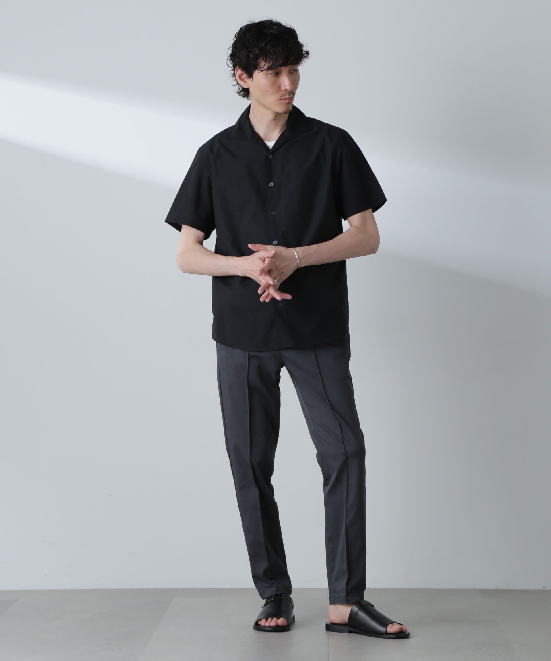 nano･universe「「MC」coveross(R)カッタウェイカラーシャツ(セットアップ可)」|シャツ・ブラウス|