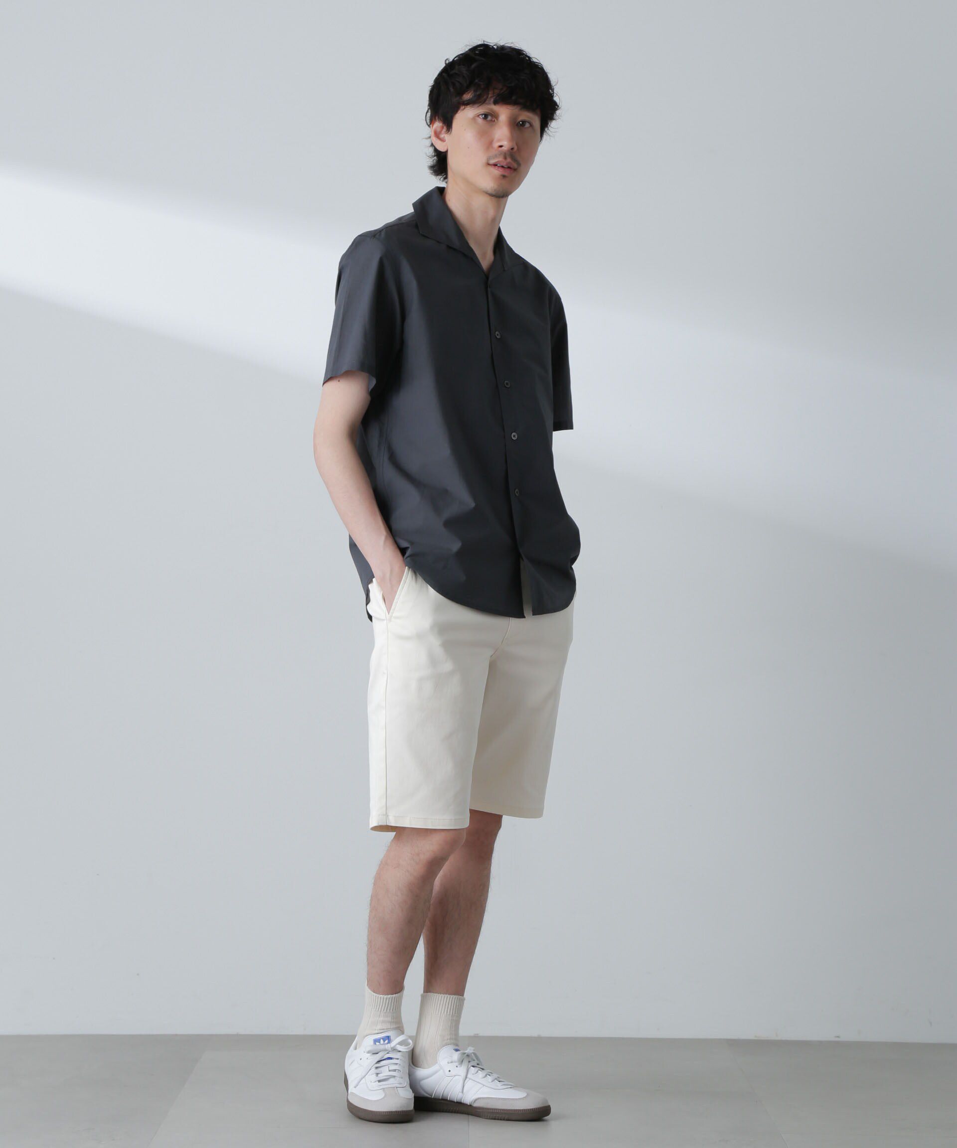 nano･universe「「MC」coveross(R)カッタウェイカラーシャツ(セットアップ可)」|シャツ・ブラウス|