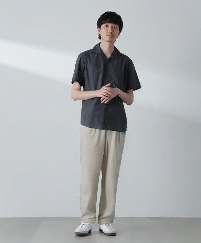 nano･universe「「MC」coveross(R)カッタウェイカラーシャツ(セットアップ可)」|シャツ・ブラウス|