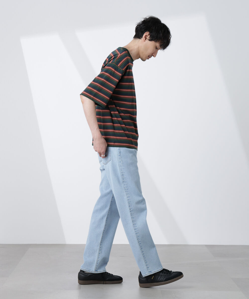 nano･universe「マイクロランダムボーダーTシャツ」|Tシャツ・カットソー|