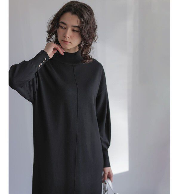 組曲「【WEB限定】スムースストレッチニット ワンピース」|ワンピース|