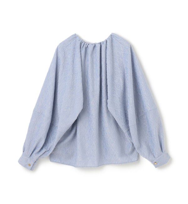 BEIGE,「【洗える】CROISETTE / ジャカードブラウス」|シャツ・ブラウス|