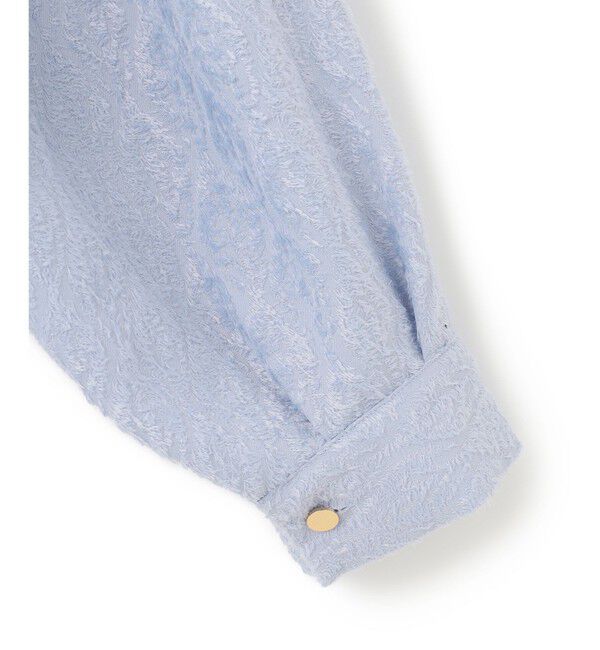 BEIGE,「【洗える】CROISETTE / ジャカードブラウス」|シャツ・ブラウス|