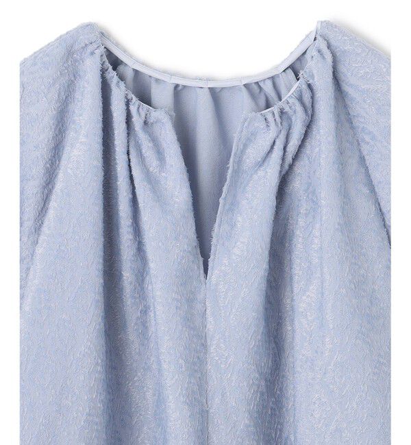 BEIGE,「【洗える】CROISETTE / ジャカードブラウス」|シャツ・ブラウス|