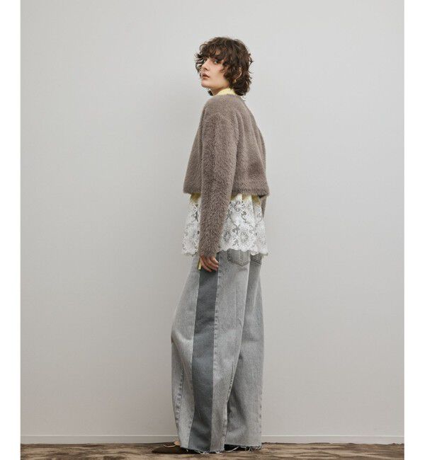 Diagram「フェザーショートニットカーディガン」|カーディガン|