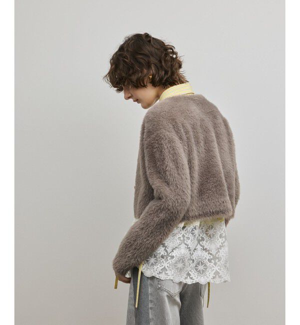 Diagram「フェザーショートニットカーディガン」|カーディガン|