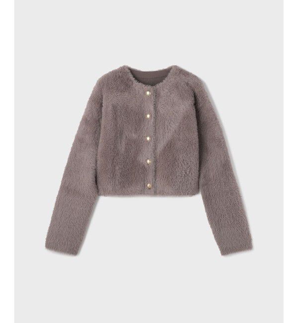 Diagram「フェザーショートニットカーディガン」|カーディガン|