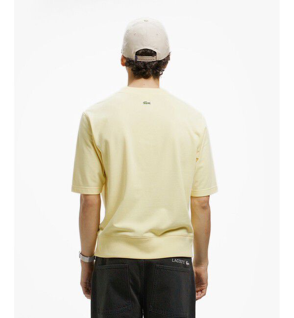 LACOSTE「オーバーサイズクロックエンブレム 半袖スウェット」|スウェット・ジャージ|