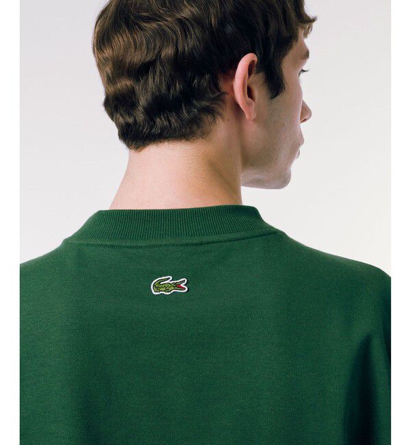 LACOSTE「オーバーサイズクロックエンブレム 半袖スウェット」|スウェット・ジャージ|