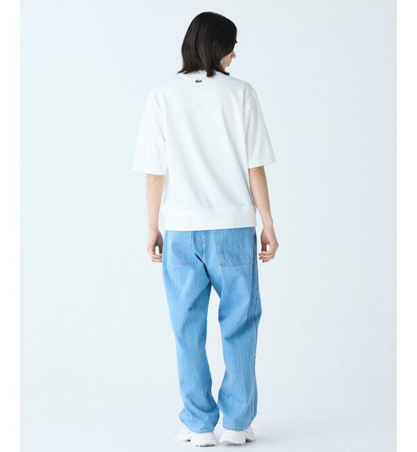 LACOSTE「オーバーサイズクロックエンブレム 半袖スウェット」|スウェット・ジャージ|