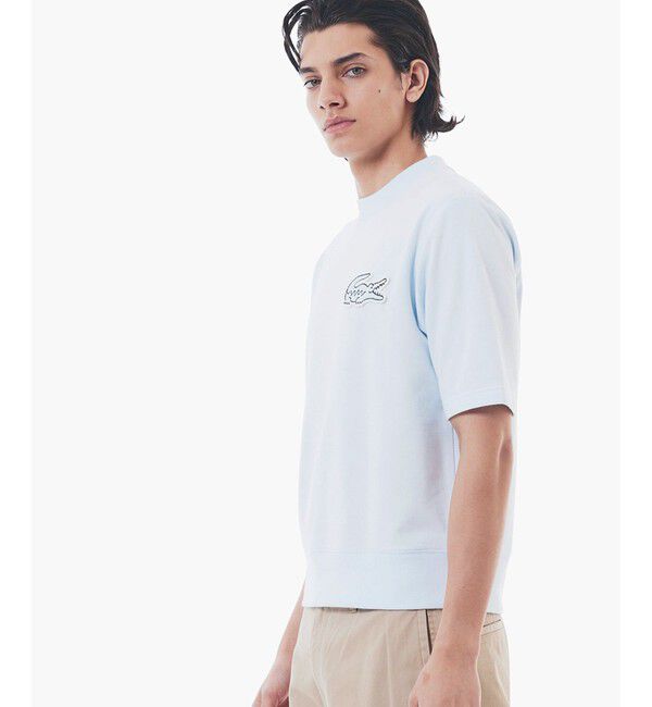 LACOSTE「オーバーサイズクロックエンブレム 半袖スウェット」|スウェット・ジャージ|