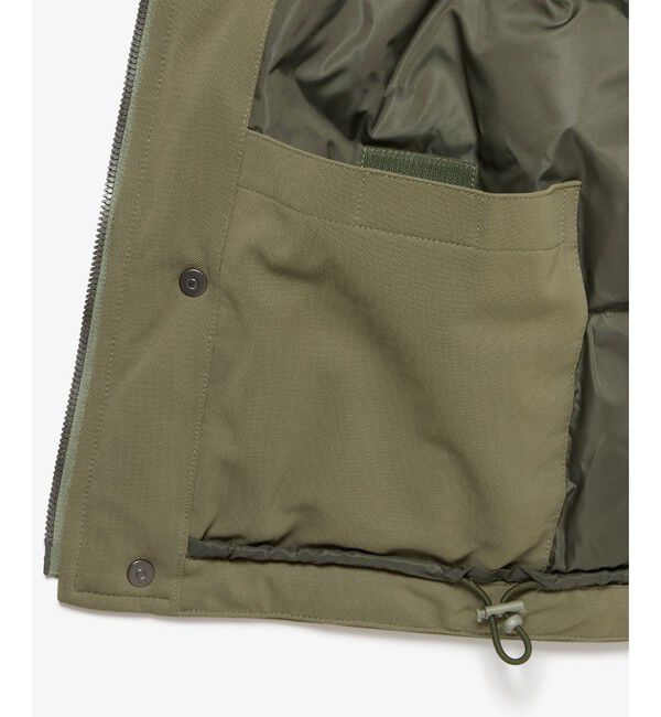 LACOSTE「RDS認証ダウン 耐水透湿 ハイネック ジップアップ ピケダウンベスト」|ダウンベスト・ベスト|