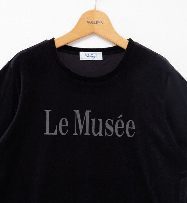 NOLLEY'S「シアートリコットベロアプリントTシャツ」|Tシャツ・カットソー|